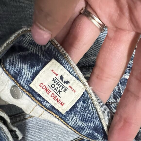 Legend Lucky Brand Solano Jeans Size 2 / 26 Blue Vintage Straight Mixed Denim - Picture 11 of 12